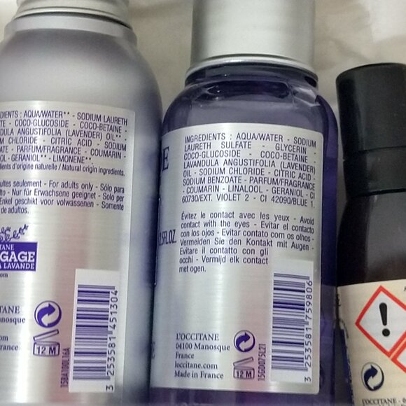 L'occitane Lavender Foaming Bath ,Shower Gel, Pillow Mist Set NIB - Picture 4 of 5